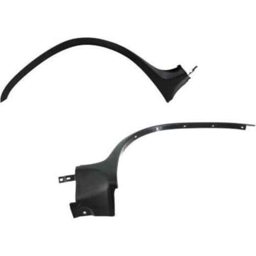TIUBIDBA Wheel Well Trim Set for BMW for X5 2000-2006 X5 Front 2pc (Plastic,Textured Black)