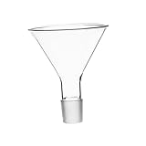 ARTSEWPLY Glastrichter aus Glas Chemisches Laborequipment Feine Verarbeitung Feuerpolierter Rand Klarer Trichter für Präzises Befüllen Langlebig für Analytische und Chemische Experimente
