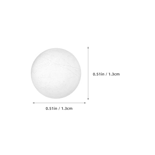 iplusmile 30個入り花瓶用のガラスの小石 15mm半球形 透明なガラス製 滑らかな表面接着剤付き 背面 水槽や装飾用のカラーストーン [2]