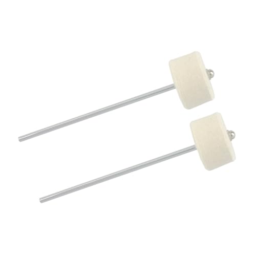 ifundom Drum Set Pedal Accessory 2pcs Bass Drum Pedal Beater Drum Kick Pedal Parts