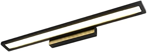 LULUMAIC Lampada da Specchio Impermeabile in Alluminio per specchiera Adatta per Bagno Camera da Letto (Colore: Luce Calda, Dimensioni: 12W-60CM) (Luce Calda 12W)