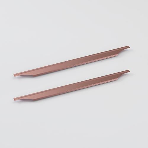 Image of Plantex Profile Handle for Kitchen Cabinet /28 Inch Aluminium Drawer Profile Handle /Wardrobe Pull Handle for Home /Office /Hotel - Pack of 2 (Rose Gold)