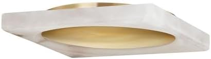 Corbett Lighting Hamel - 16W 1 LED Flush Mount-13 Inches Tall and 13 Inches Wide-Vintage Brass Finish