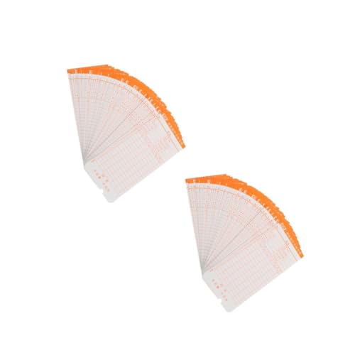 Cartes heures de travail mensuelles Housoutil 100 feuilles pour bureau