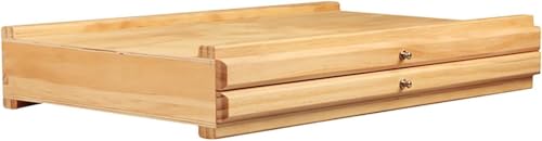 Art Supply - Caja de almacenamiento portátil con separadores extraíbles para lápices, pinceles, pasteles y accesorios de pintura