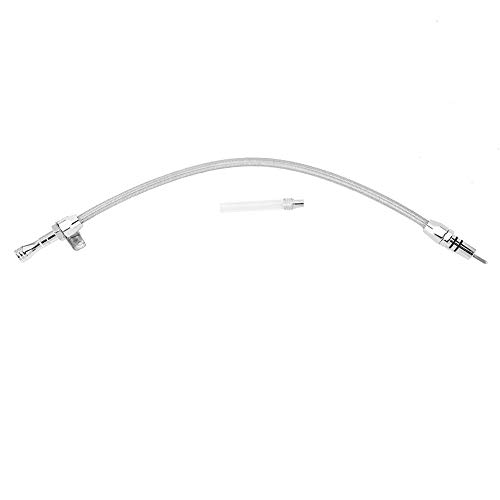Klanata Flexible Transmission Fluid Dipstick for TH350 TH400 Turbo 350 400 – Stainless Steel Housing