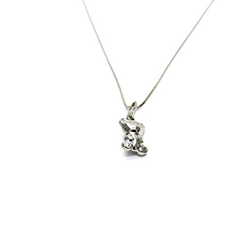 Collana Oro Bianco 18kt (750) Catenina Veneta