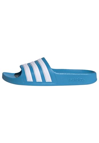 adidas Unisex niños Adilette Aqua Slides Kids, Solar Blue / Cloud White / Solar Blue, 36 EU