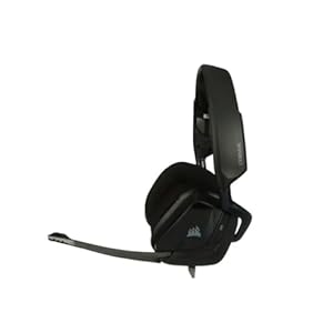 Corsair Void Elite Stereo (CA-9011208-NA) Auriculares para juegos de alta calidad, carbono (renovado)