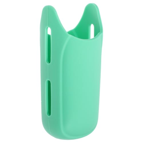 Funda protectora de silicona para plancha de pelo, resistente al calor, color verde claro miniatura 1