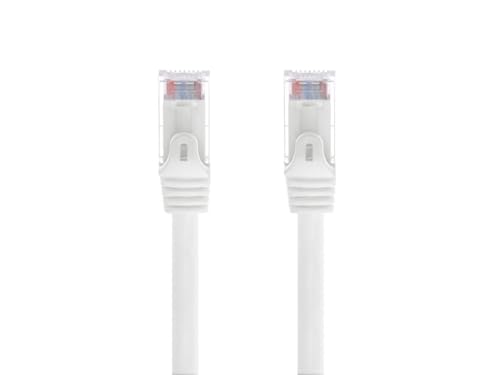 Monoprice Cable Ethernet Cat6 UTP 7 pies Blanco 12-Pack miniatura 1