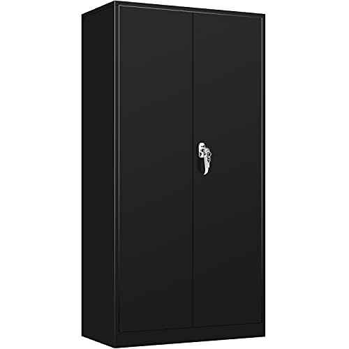 Buy Black Metal Storage Locking Steel Storage with 4
