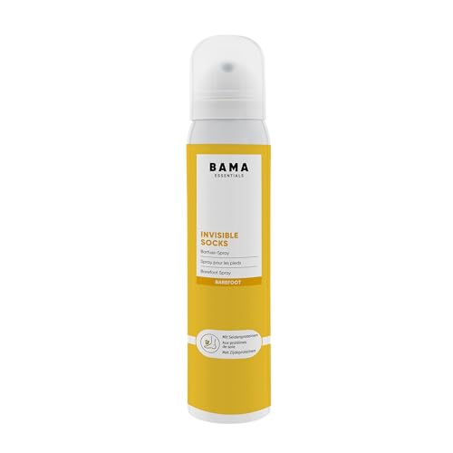 Bama Spray para Pies Invisible - Protector Anti Rozaduras con Proteínas de Seda - Para Evitar el Mal Olor y las Ampollas - Barrera para la Piel - 100ml