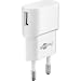 Produktbild Goobay 44948 USB Netzteil Adapter für Steckdose 1 A (5W) / USB Netzteil mit seitlichem USB Eingang / Für Smartphone Ladekabel / Netzstecker / Stecker für USB Ladekabel / Steckdosenadapter / Weiß