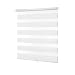 Produktbild Ventanara® Doppelrollo schnurlos ohne Bohren Klemmfix Fenster Duo Rollo inklusive Montagematerial (weiß, 80 x 210 cm)