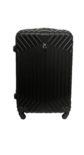 X -Large Suitcase 30" Lightweight 4 Wheel Spinner ABS Hard Shell Luggage for 25-30kg max 140 Litre Black