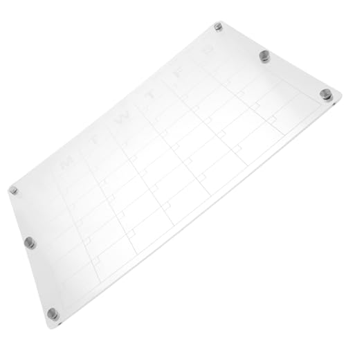 ibasenice Tableau D'affichage pour Réfrigérateur en Acrylique Effaçable à Sec Surface Lisse, pour Bureau et Organisation des Tâches