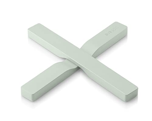 EVA SOLO | 2 Magnetischer Untersetzer | Kann √ºber Kreuz gelegt und f√ºr Zwei Auflaufformen geteilt Werden | Sage – Ansicht 1