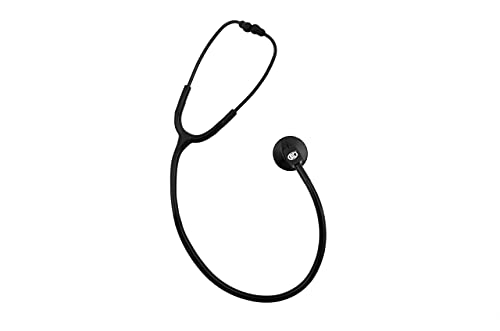 Estetoscópio Adulto Unisson Standard Preto BIC - Ideal para Estudantes Enfermagem e Veterinária