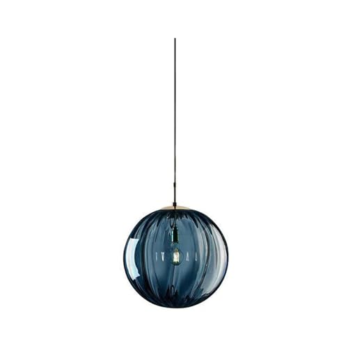 Luminaire suspendu globe en verre de mercure au design contemporain chic