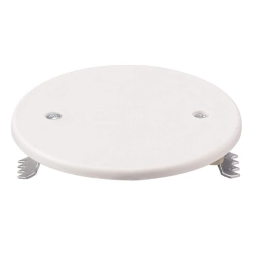 Coperchio diametro 80mm, tondo, rotondo, bianco RAL9001, ricambio per scatola
