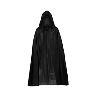 Tshaoun TSHAOUN - HSDP Kapuzenumhang Schwarz 140cm