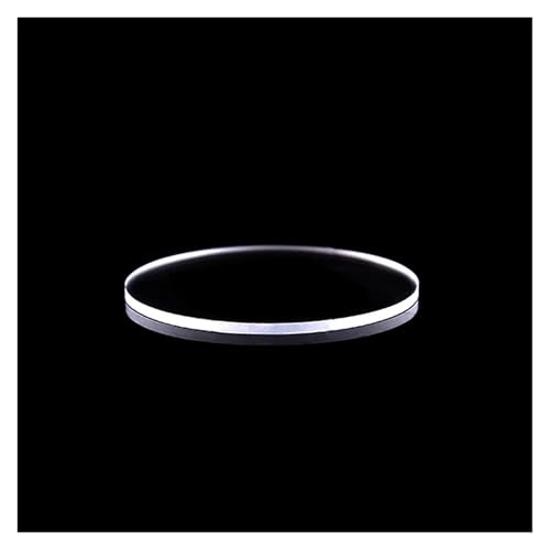 �����p�i JGS1 UV Quartz Round Wafer Ultra Thin Polished High Light Transmittance Various Sizes Optical Experiment Plate(D21 T0.5mm)