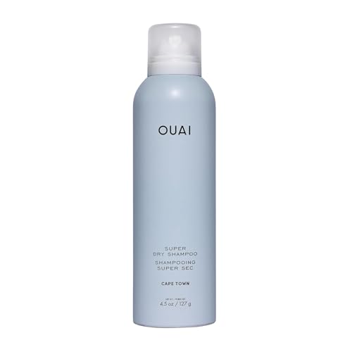 OUAI Super Dry Shampoo - Shampoo Secco Volumizzante - Assorbe Sebo, Sporco e Sudore - Si Fonde nei Capelli Senza Residui, con Profumazione a Lunga Durata - Cape Town (127g)