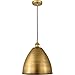 Innovations Lighting 616-1P-BB-MBD-12-BB-LED Edison Dome Mini Pendant Brushed Brass