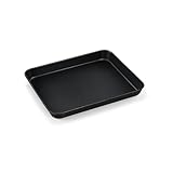 TeamFar Toaster Oven Pan, 10.5 x 8 x 1 Inch Carbon Steel Non Stick Coated Compact Toaster Oven Baking Pan Tray Ovenware, Non-Toxic & Healthy,...