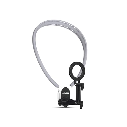 Image of Digitek (DNM 050) Silicon U-Shaped Neck Magnetic Mount for Phones & Action Cameras, Magnetic Grip, 360 Rotation, Horizontal /Vertical Shooting, MagSafe & Non-MagSafe Compatible, for Outdoor Vlogging