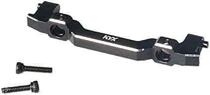KYX Racing CNC Machined Aluminum Alloy Front Bumper Mount Upgrades Parts Accessories for 1/24th Scale RC Crawler Car Axial SCX24 JLU AXI00002