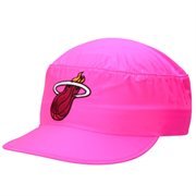 Mitchell & Ness Unisex Miami Heat Neon Pink Painters Cap miniatura 3