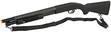 Airsoft Shotgun with Full Metal Body Single Shot Pump Action 300 FPS (Airsoft Gun)