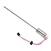 Pręt wskaźnikowy, praktyczny bezpieczny wskaźnik do nurkowania ze stali nierdzewnej ze skalą smyczy do nurkowania pod wodą(różowy)