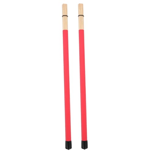 Par de baquetas para percusión 40.5x1.5 cm color rojo miniatura 1