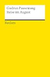 Reise im August: Eines der wichtigsten Jugendbücher über den Holocaust (Reclams Universal-Bibliothek)