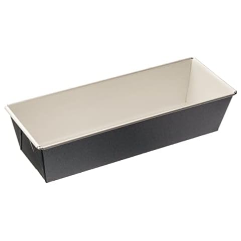 Dr. Oetker Kastenform 30 cm BACK-TREND, Königskuchenform mit ausgezeichneter Wärmeleitung, Kuchenform aus Stahl mit keramisch verstärkter Antihaft-Beschichtung (Farbe: creme/anthrazit), Menge: 1 Stück Cover