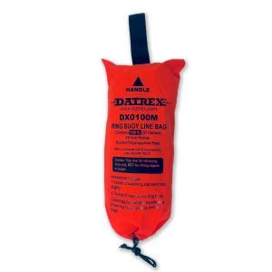 DatrexDX0100M 100 ft. 30.5 Meter Ring Buoy Line Bag - Solas
