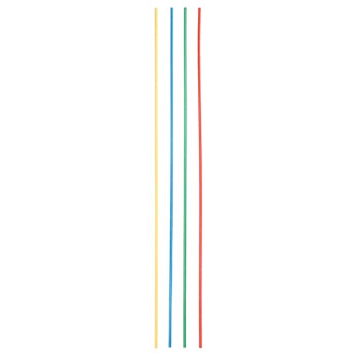 500 cannucce Maxi carta Ø 6 mm · 80 cm colori assortiti