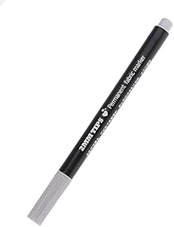 Hellery Permanent Ink Marker Permanent Fabric Marker Laundry Marker Grey Great For Marking Fabrics, Clothing, Camping Gear and Bedding