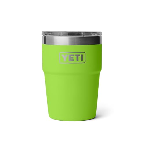 Image of YETI Rambler 16 oz Stackable Tumbler, Vacuum Insulated, Stainless Steel with MagSlider Lid, Venom
