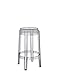 Kartell Charles Ghost, Tabouret Medium, H. 65 cm, Fumè, Lot de 2