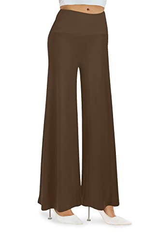 Arolina Women's Stretchy Wide Leg Palazzo Lounge Pants Casual Comfy High Waist Palazzo Pants