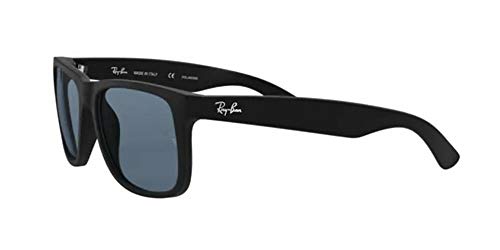 Óculos De Sol Ray Ban Justin L Rb4165L 622 2V/55 Preto Polarizado