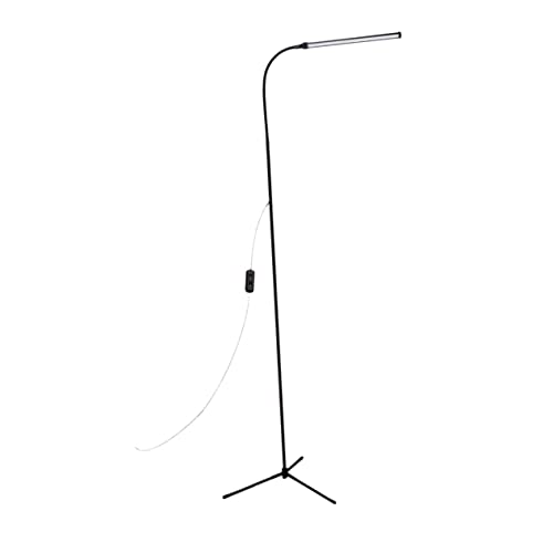 CLISPEED 1 juego Lámpara de Suelo LED Regulable con Brazo y Clip Flexo de Mesa Dimmable para Lectura para Oficina y Hogar