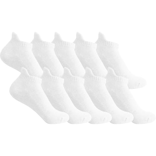 Image of Ankle Socks for Women and Men Heel Tab Athletic Socks Running Athletic Low Cut Tab Socks Sports No Show Sock 6 Pairs