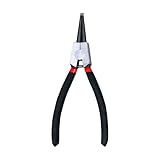 XuQiZZpp 22,9 cm Schmuckherstellungszange, Sicherungsringzange, gebogene Nasenzange, Drahtschneider...