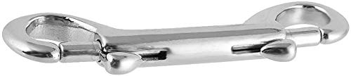 POFET 2 pezzi 100 mm-316 acciaio inox doppia estremità bullone a scatto clip doppia estremità scatto catena immersione clip per secchio acqua/cane guinzaglio animale domestico secchio