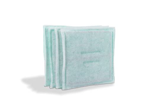 Extract-All Replacement Poly Panel Secondary Filter Used in Various Industrial & Domestic Room Air Cleaners for Removing Dust Sawdust Pet Dander - 4-Pack